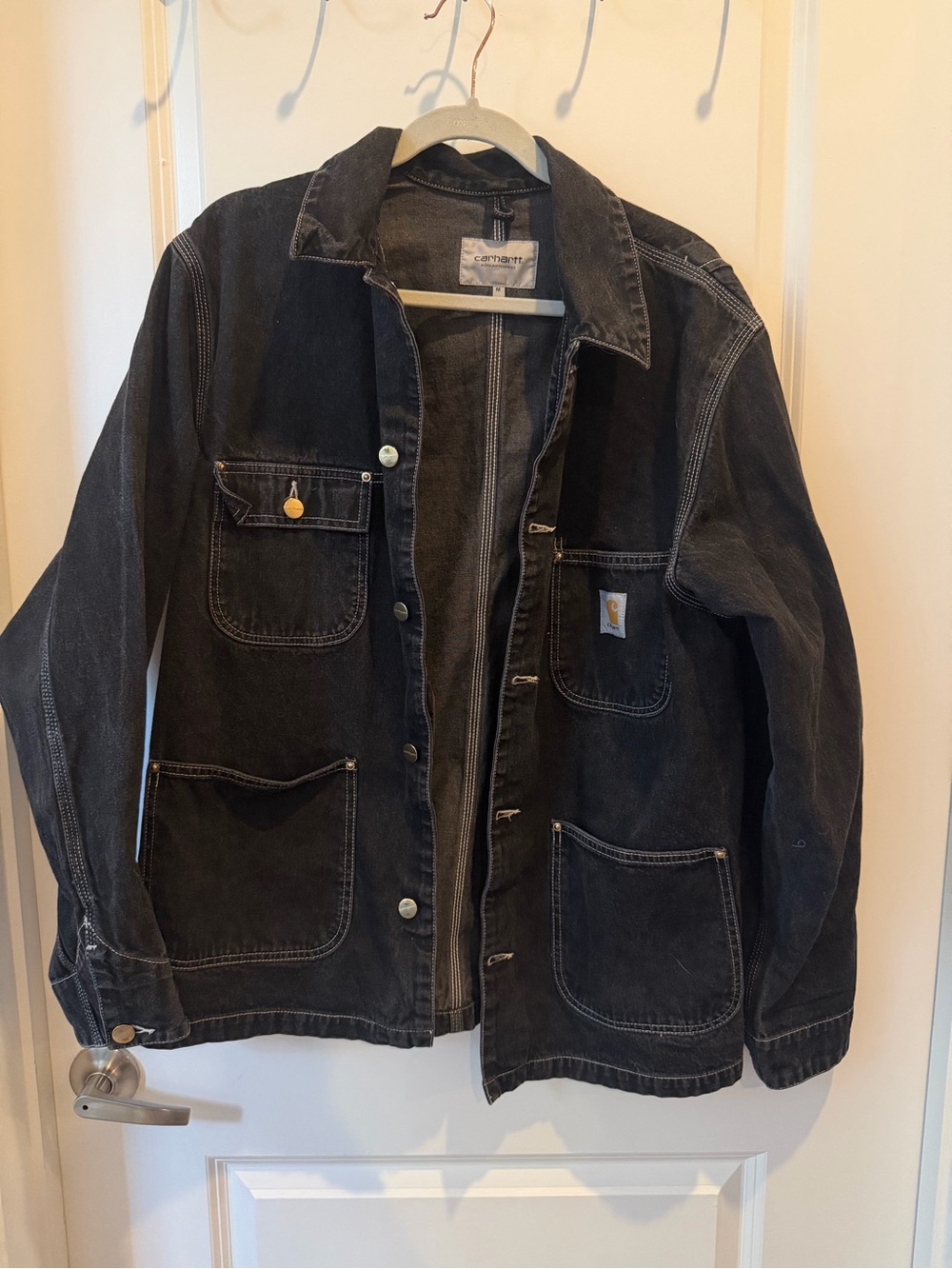 Carhartt Unisex Black Work Chore Jacket